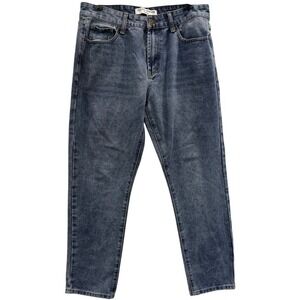 Indigo Wisdom Denim Jeans Mens 34x30 Blue Straight Leg Casual